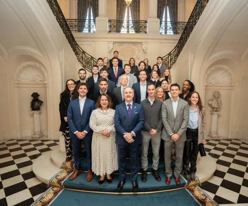 Encuentro con el Embajador de EE.UU., Peter Lamelas, y founders argentinos en el Palacio Bosch